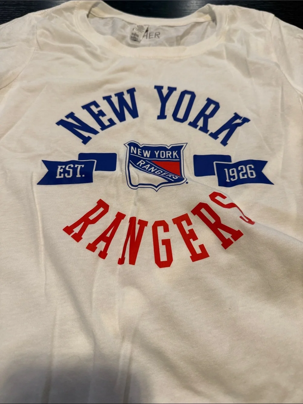 Old Navy White New York Rangers Graphic Tee